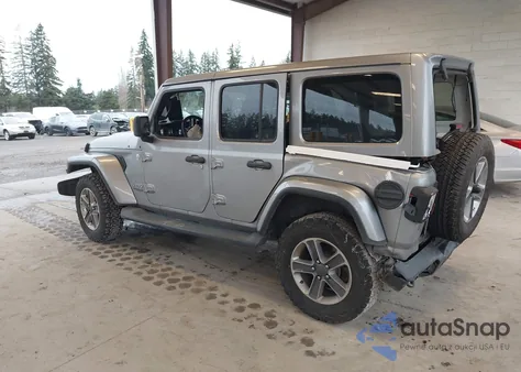 2019 Jeep Wrangler Unlimited Sahara from USA, damaged, VIN 1C4HJXEG3KW596767